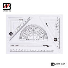 School Supply for Plastic Ruler Office Stationery Set